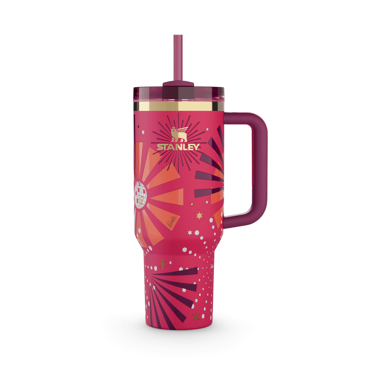 Stanley x Barbie Disco Sunburst Quencher Tumbler with Straw | BROKLEN