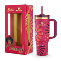 Stanley x Barbie Disco Sunburst Quencher Tumbler with Straw - view 2 | BROKLEN