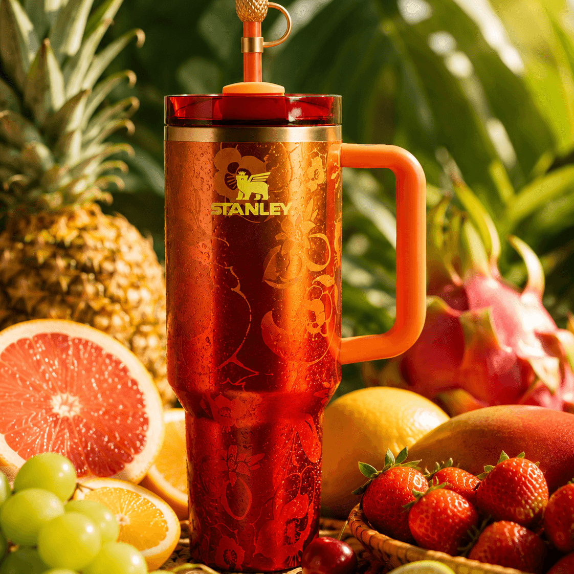 Stanley x Karol G 40oz Quencher Tumbler with Handle and Straw - view 10 | BROKLEN