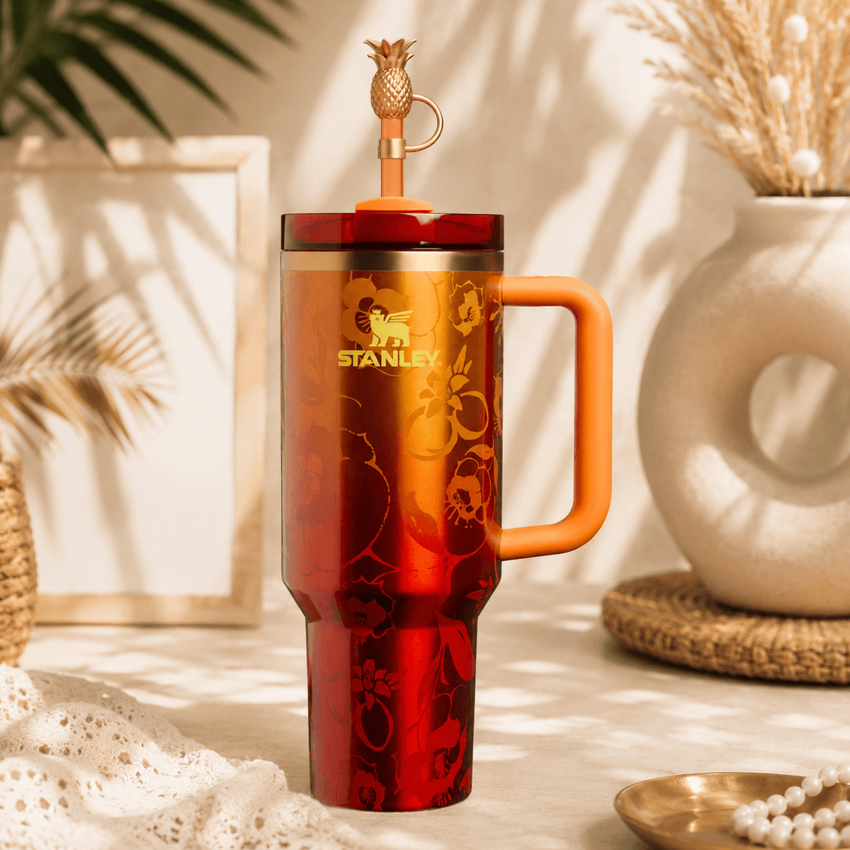 Stanley x Karol G 40oz Quencher Tumbler with Handle and Straw - view 7 | BROKLEN