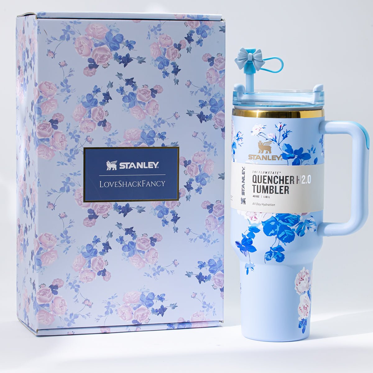 Stanley x LoveShackFancy Floral Tumbler 40oz - view 2 | BROKLEN