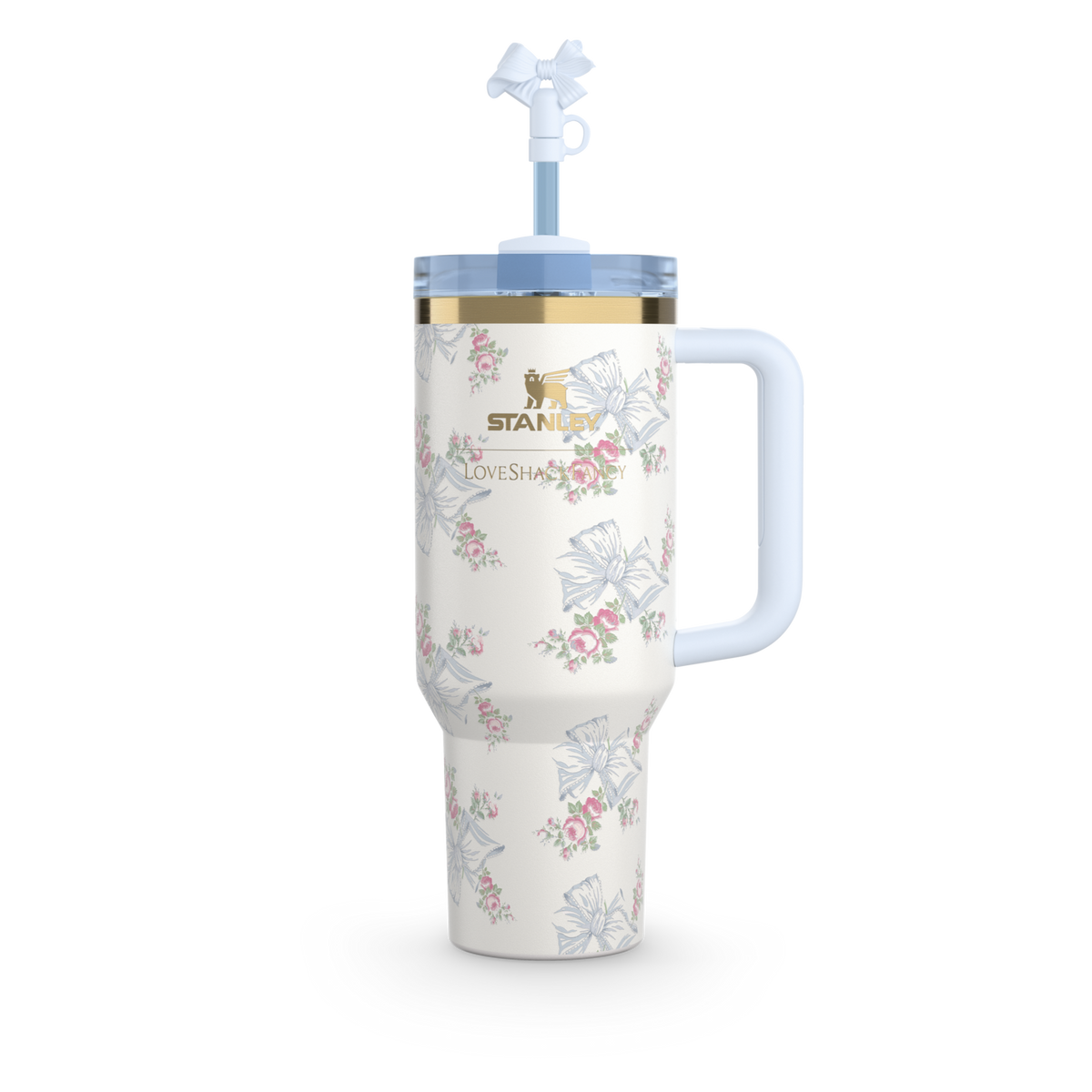 Stanley x LoveShackFancy Holiday Quencher Tumbler 40oz - view 2 | BROKLEN