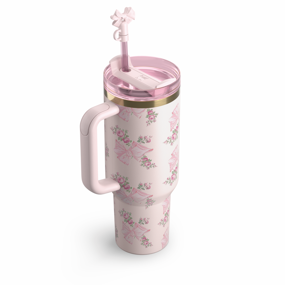 Stanley x LoveShackFancy Holiday Quencher Tumbler 40oz (Second Colourway) - view 3 | BROKLEN