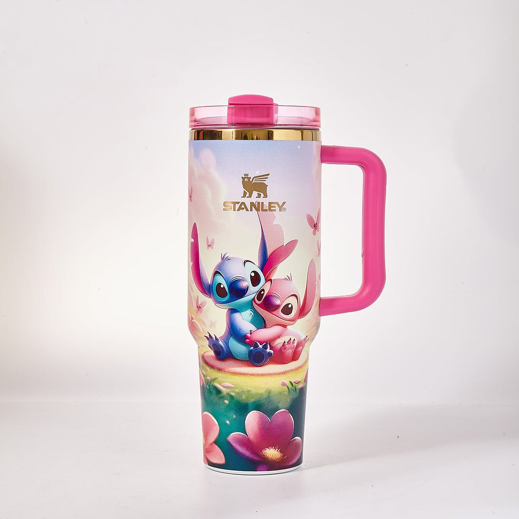 Stanley x Stitch & Angel Love Garden Tumbler | BROKLEN