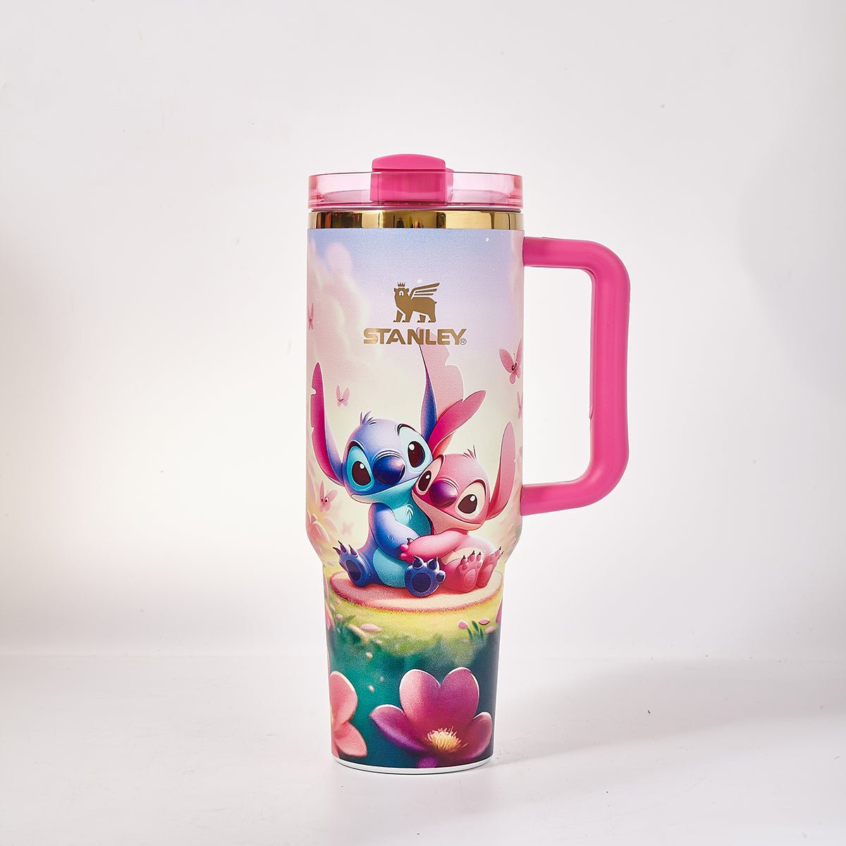 Stanley x Stitch & Angel Love Garden Tumbler | BROKLEN