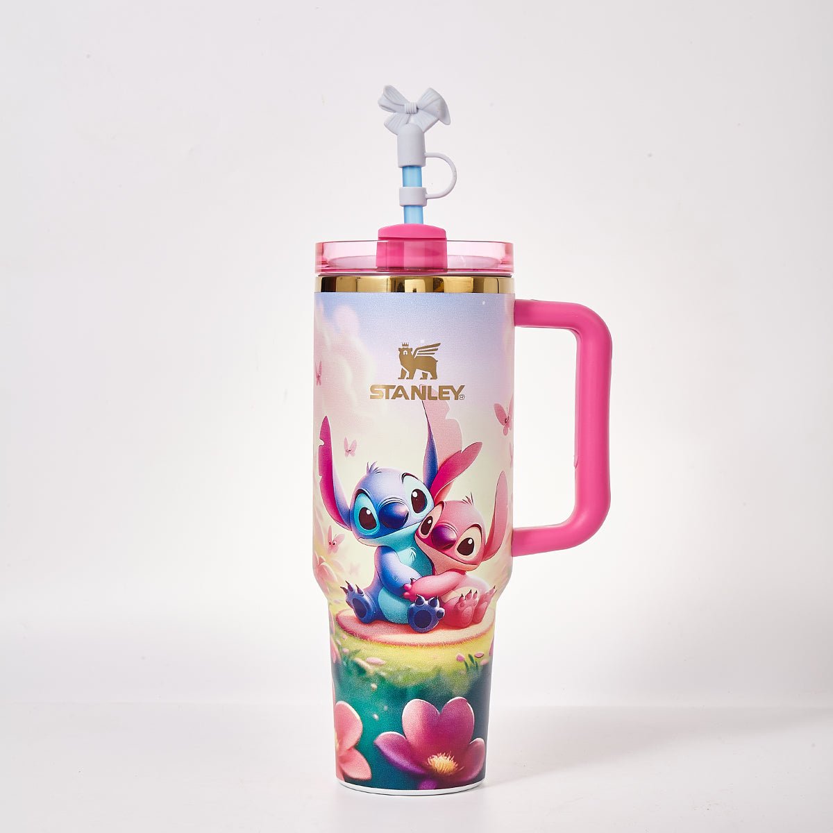 Stanley x Stitch & Angel Love Garden Tumbler - view 3 | BROKLEN